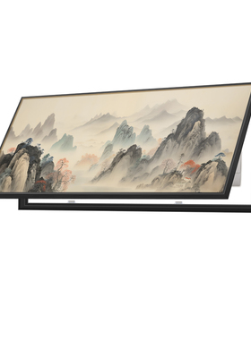 背有靠山大尺寸电表箱装饰画