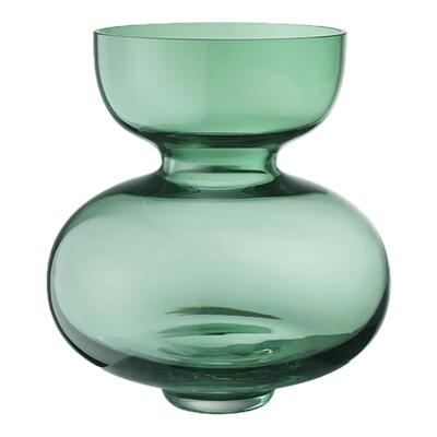 新年礼物GeorgJensen乔治杰生ALFREDO绿色花瓶客厅餐桌插花摆件