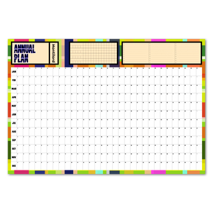 『Montilord』计划表B2 全年单墙贴考研减肥日程表习惯养成周记录表倒计时时间表作息月自律全年打卡表ins风