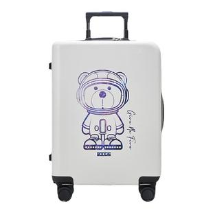 爱华仕卜吉熊联名行李箱可爱儿童20寸拉杆箱小型密码旅行箱可登机