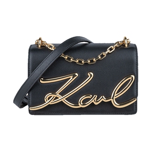 Karl Lagerfeld卡尔·拉格斐女皮质斜挎包女士2025年新款XY推广