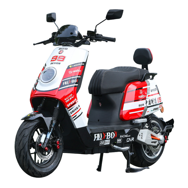 倍特电动车红牛pro+新款宽胎高速电摩托车大功率踏板电瓶车72v60v