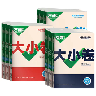 2025秋新版万唯中考大小卷初中七八九年级上册下册语文数学英语物理化学生物政治历史地理同步练习册单元测试卷七下八下九下必刷题