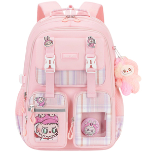 新款小学生书包女生减负护脊