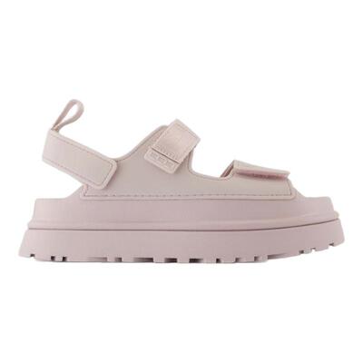 UGG W Goldenglow 夏季新款女式凉鞋魔术贴舒适厚底一字带沙滩鞋