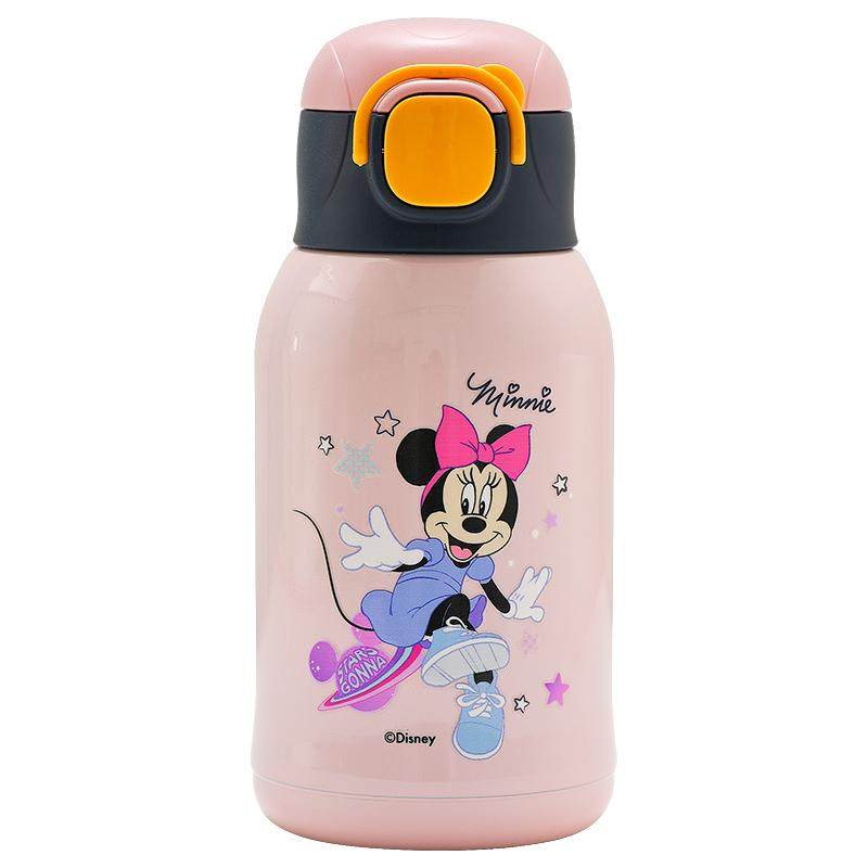 迪士尼儿童保温杯食品级316吸管水杯女孩小学生上学专用防摔水壶