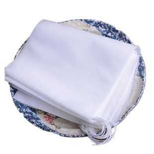 100个10*15cm无纺布中药袋煎药袋过滤茶包袋煲汤卤料袋足浴一次性