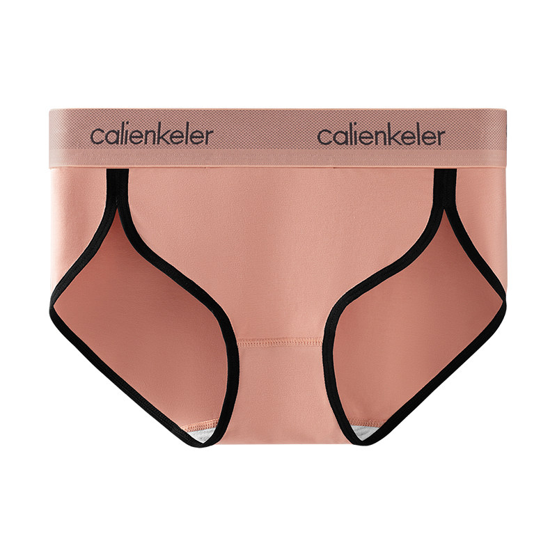 CalienKeler女士内裤纯棉无痕运动100%抗菌全棉女生三角运动透气
