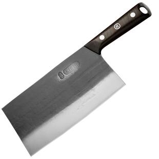 将公手工锻打菜刀斩切两用刀锋利文武刀前切后斩切刀切片刀切片刀