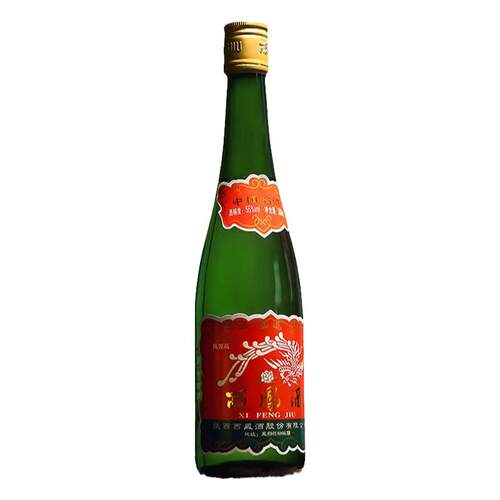 陕西版高脖西凤绿瓶55度45度凤香型粮食白酒500ml*12瓶带盒整箱