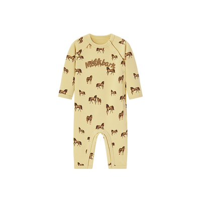 Milkbarn婴儿长袖卫衣连体服