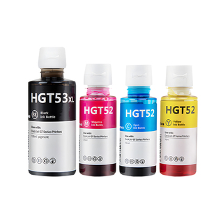 HP惠普墨仓式连供打印机通用墨水黑色GT53XL彩色gt52tank519 593 510 592 596 599 672 5820打印机专用非原装