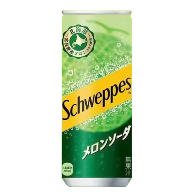 日本进口可口可乐北海道限定哈密瓜味听装罐装饮料250ml碳酸汽水
