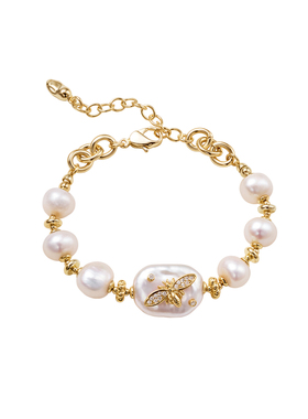 安铂洛利巴洛克珍珠手链