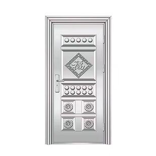 304不锈钢门单开入户门平框门进户门加厚农村自建房防盗门工程门