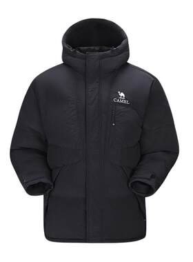骆驼户外羽绒服冬季新款女款男款防刮耐磨连帽加厚保暖面包服