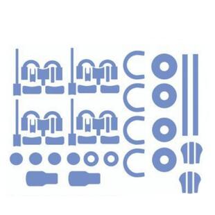 适用于LV IVY钱包 ivy链条包包五金贴膜金属扣五金保护膜水晶膜