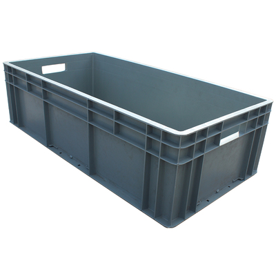 灰色欧标汽配水产养龟加厚周转箱
