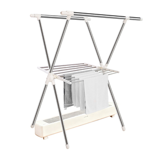 宝优妮简易晾衣架落地折叠室内小型凉衣架晒架阳台迷你晒衣服架子