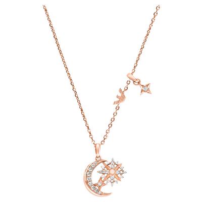 白鹿同款阿玛尼星月项链