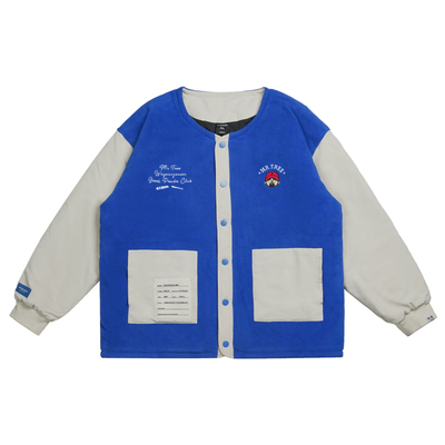 韦恩泽维尔厚冬季撞色棉服