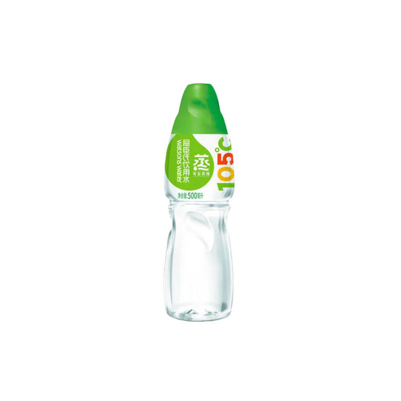 屈臣氏蒸馏水500ml*3瓶蒸脸水美容水敷脸泡压缩面膜水补水疗整箱