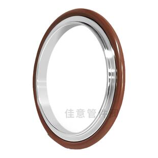 KF高真空中心支架304不锈钢NW法兰16卡箍25密封圈40管件50配件100