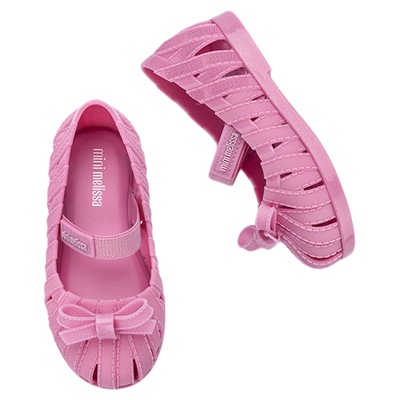 Melissa梅丽莎25夏秋新款小童经典单鞋镂空芭蕾鞋甜美公主风35956