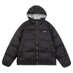 GOGOSOON羽绒服男新款2025冬季外套痞帅连帽保暖90白鸭绒青少年潮