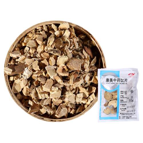 康美 苦参  10g 中药材店铺饮片苦骨片川参凤凰爪牛参地槐野山西