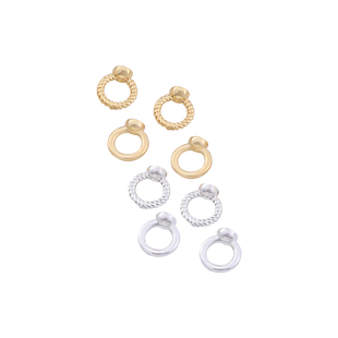 包18K金双孔闭口圈藏线圈diy珍珠手链项链手机链串珠定位收尾扣环