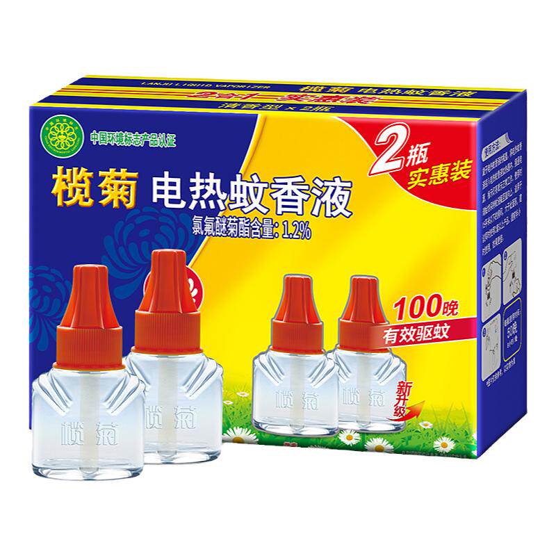 电热蚊香液驱蚊液榄菊家用孕妇