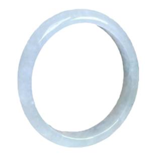 四会直供天然A货淡绿白翡翠戒指冰糯种宽边戒圈可挑选指环玉介子