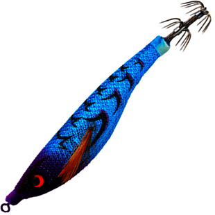 YAMASHITA深海船钓火箭筒钩鱿鱼吹筒钩紫外线反应色夜光路亚饵