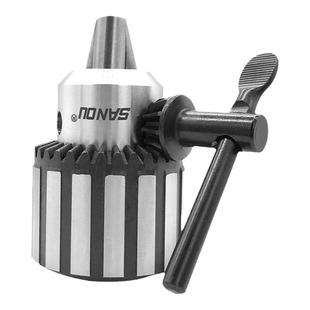 三欧钻夹头通用台钻钻床夹头1-13mm B10 B12 B16三爪夹头扳手夹头