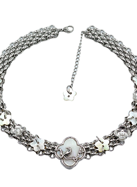 新中式喜鹊与梅choker项链颈圈