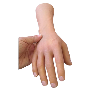 丹蓉假肢硅胶美容接受腔手皮套仿真义肢装饰半掌手掌手臂短缺假手