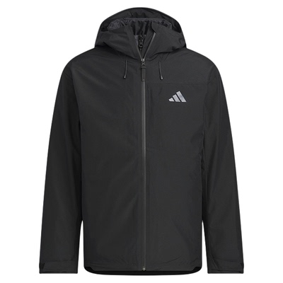 Adidas/阿迪达斯男子拒水防风保暖三合一连帽运动茄克外套KQ5501
