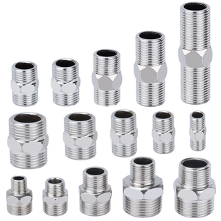 顶建不锈钢对丝接头变径双外丝直接加长2分转3分4分变6分水管配件