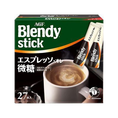agf日本牛奶微糖拿铁速溶咖啡粉