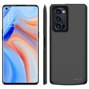 适用opporeno4背夹电池reno4pro背夹充电宝reno4se无线充电手机壳reno5pro大容量充电宝专用移动电源超薄