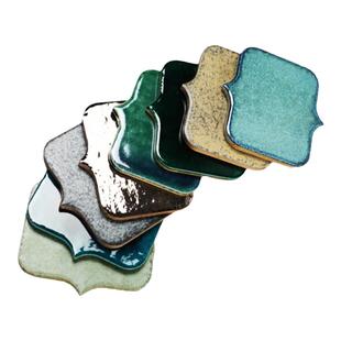 网红窑变灯笼手工砖艺术瓷砖餐厅厨房民宿背景墙麒麟冰裂砖金属砖