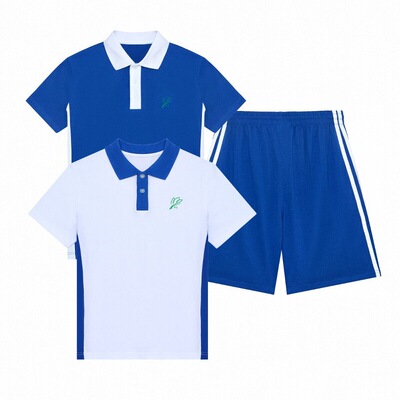 YALOTT雅兰特深圳校服特高版中学夏季校服柔软透气短袖短裤运动服