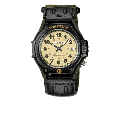 卡西欧森林人复古指针手表男女