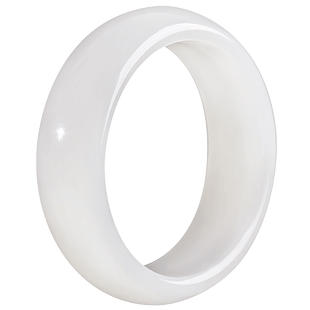 W1级 翠佛堂天然和田玉羊脂玉白手镯带证书 女款镯传承