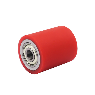 聚氨酯包胶滚筒50A无动力双轴承