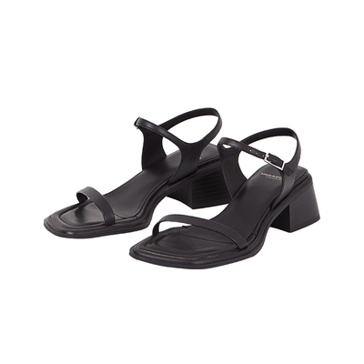 Vagabond露趾粗跟绑带凉鞋