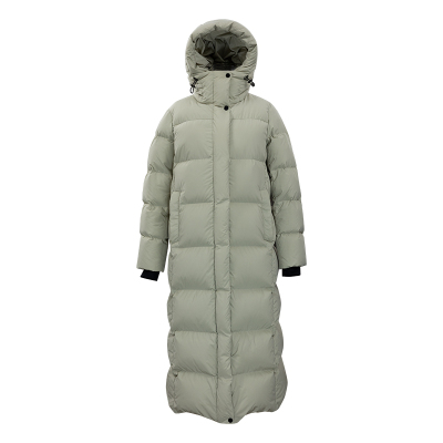 高端400g三千营95鸭绒极寒羽绒服长款过膝女冬季外套修身显瘦加厚