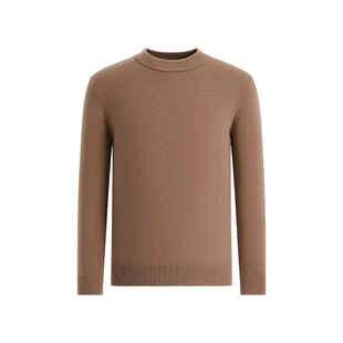 杉杉男士纯绵羊毛衣2025秋冬新款圆领加厚保暖打底针织衫长袖上衣