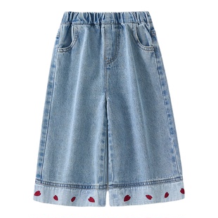 女童春装套装2026新款独特漂亮小外套牛仔裤女宝宝洋气时髦小童装